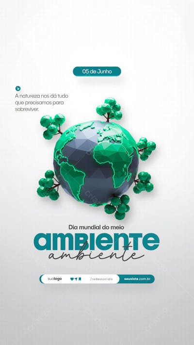 05 de Junho - Dia Mundial do Meio Ambiente Social Media PSD Editável (17)