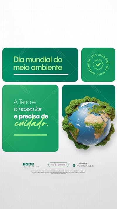 05 de Junho - Dia Mundial do Meio Ambiente Social Media PSD Editável (21)