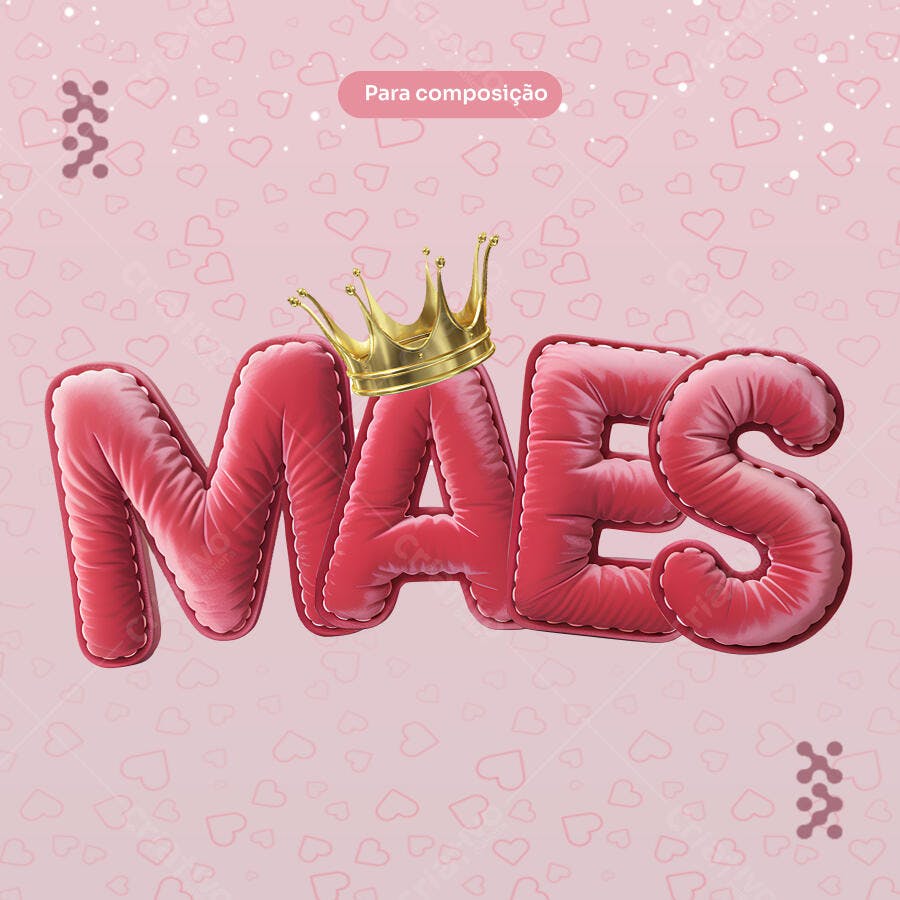 Arte Dia das Mães PSD Editável