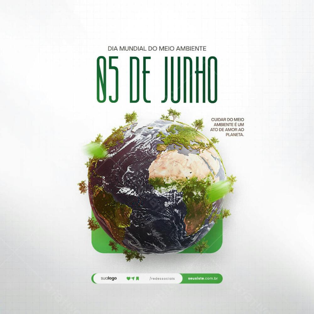 05 de Junho - Dia Mundial do Meio Ambiente Social Media PSD Editável (103)