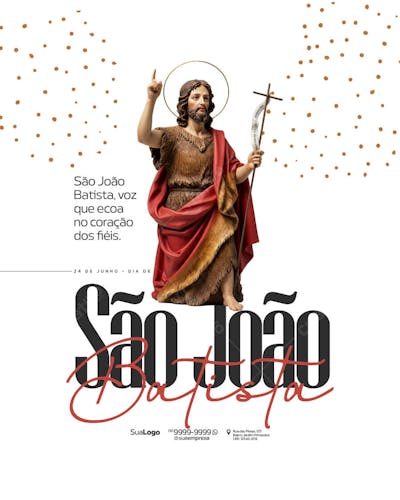 Social Media Dia de São João Batista 24 de Junho (1)