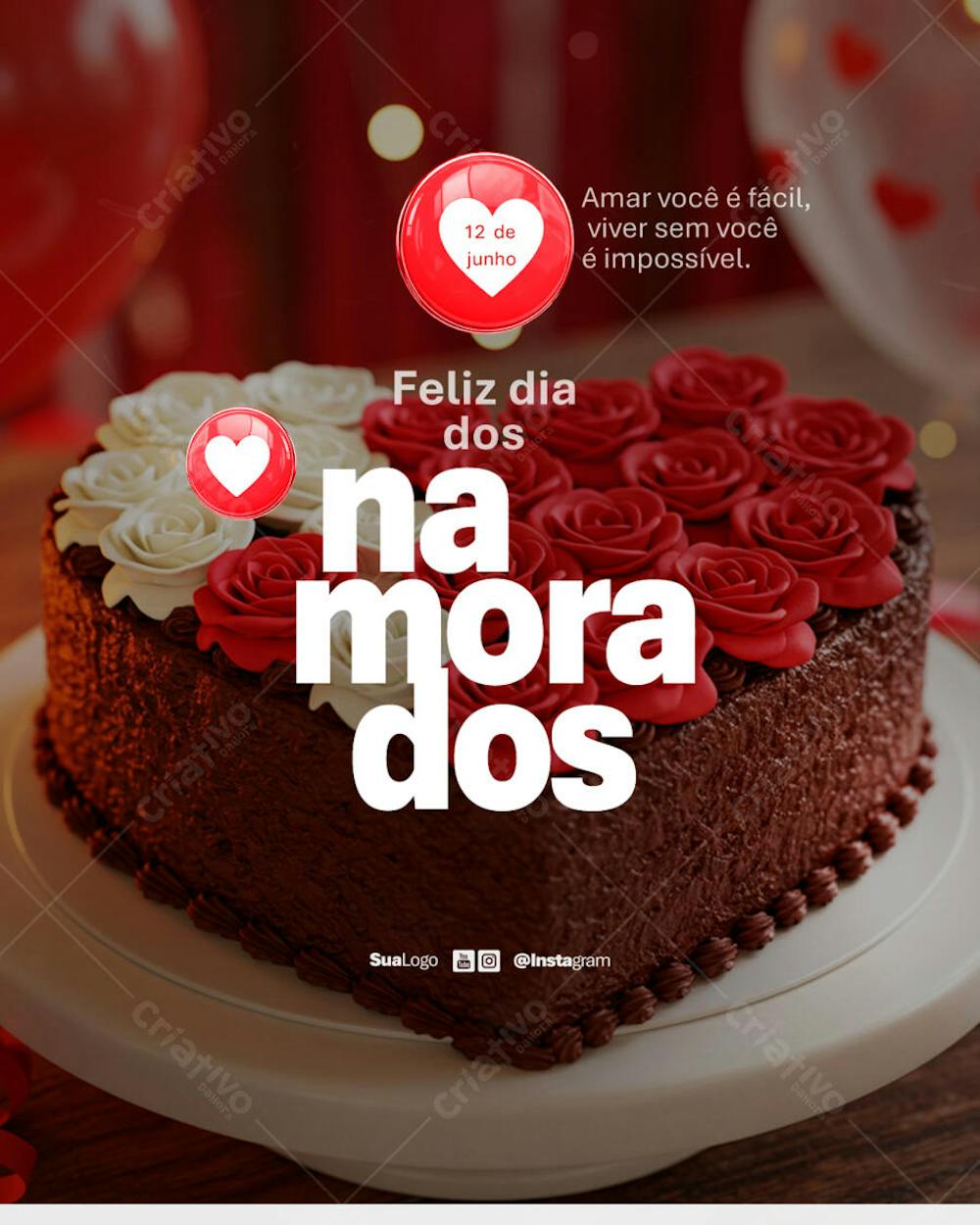 Feliz dia dos namorados Social Media PSD Editável (6)