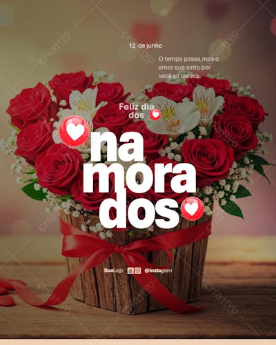 Feliz dia dos namorados Social Media PSD Editável (10)