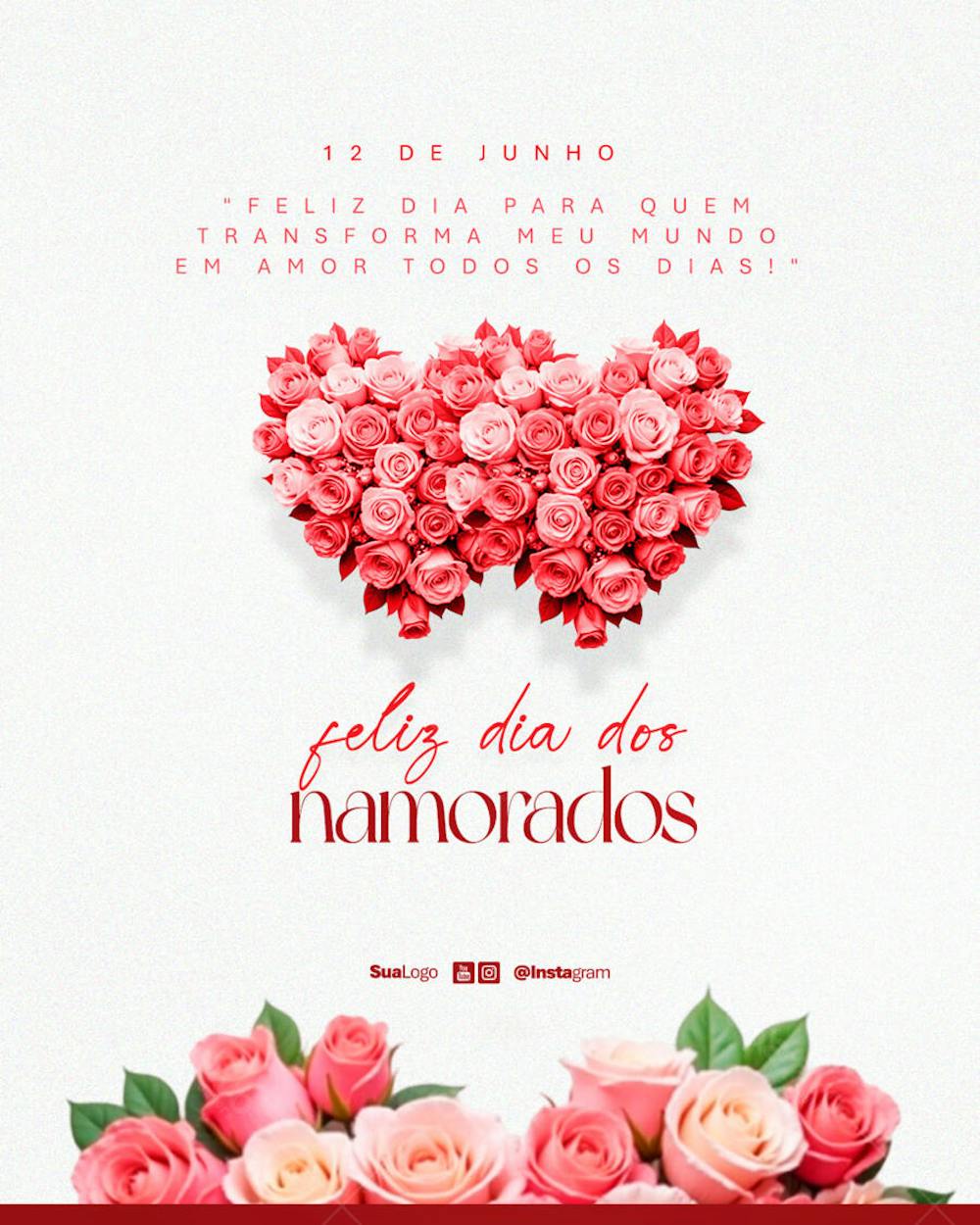 Feliz dia dos namorados Social Media PSD Editável (7)