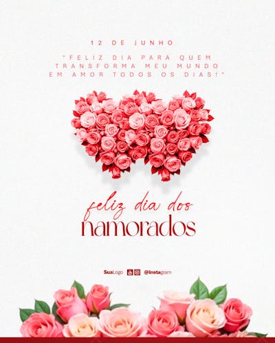 Feliz dia dos namorados Social Media PSD Editável (7)