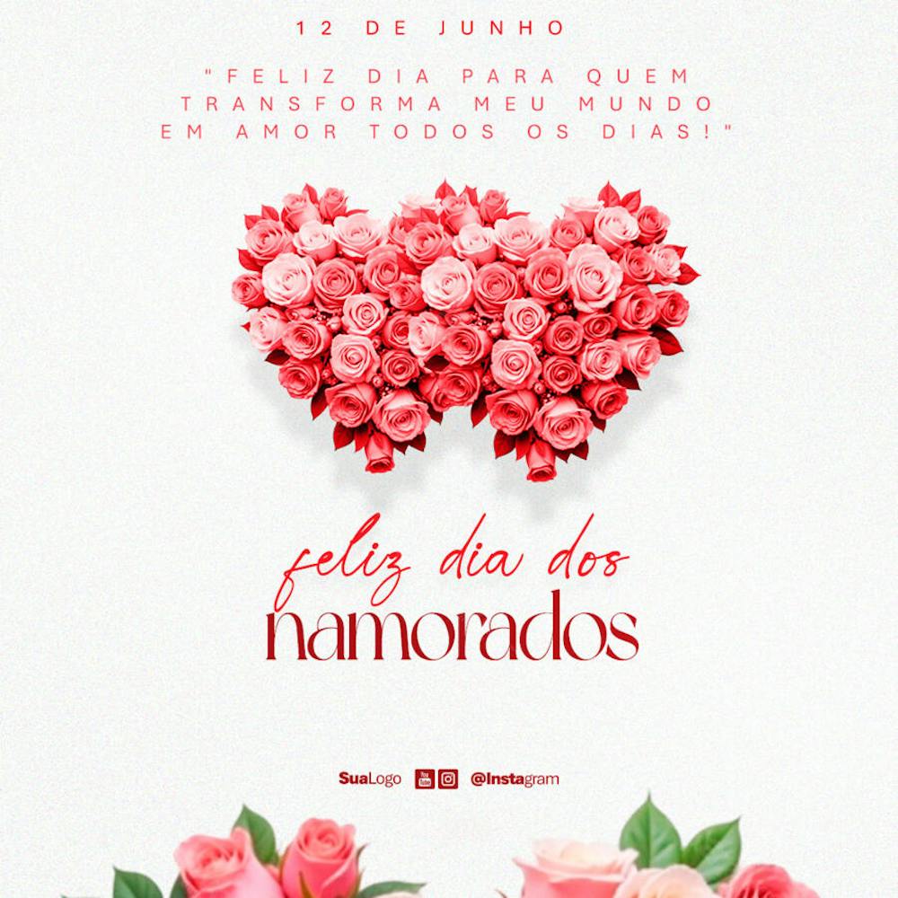 Feliz dia dos namorados Social Media PSD Editável (12)