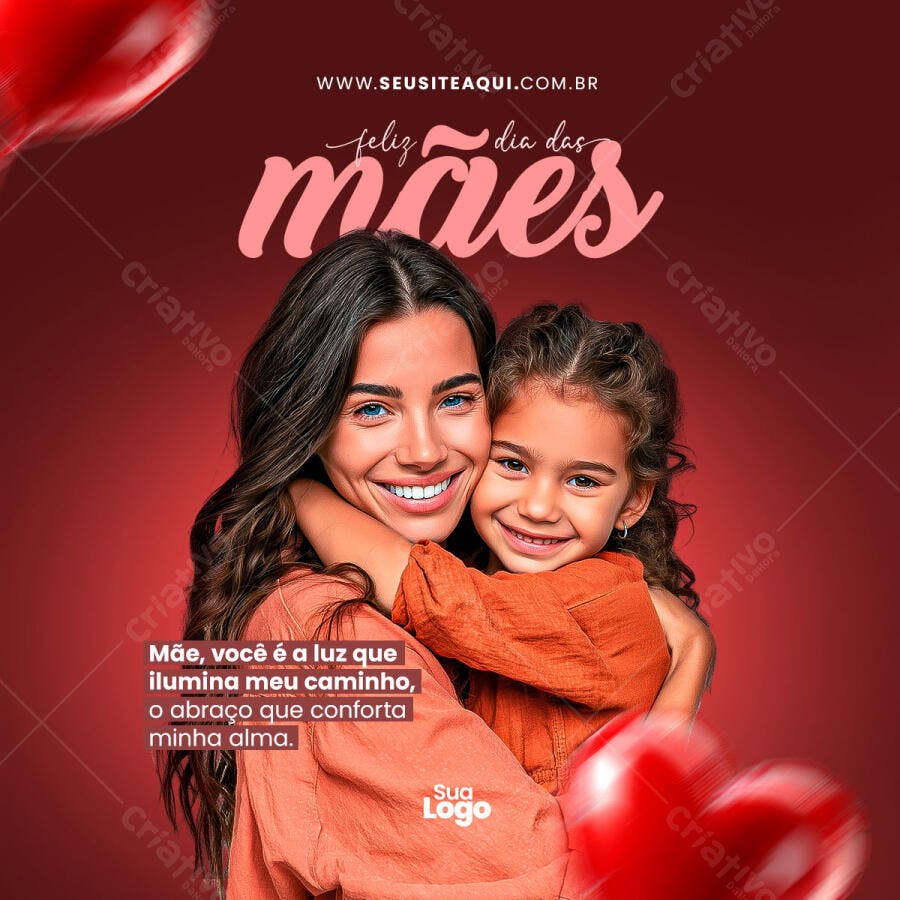 Postagem Dia das Mães PSD Editável