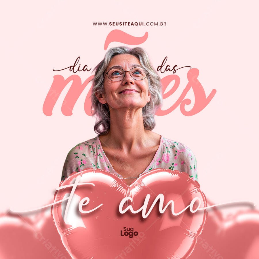 Postagem Dia das Mães PSD Editável