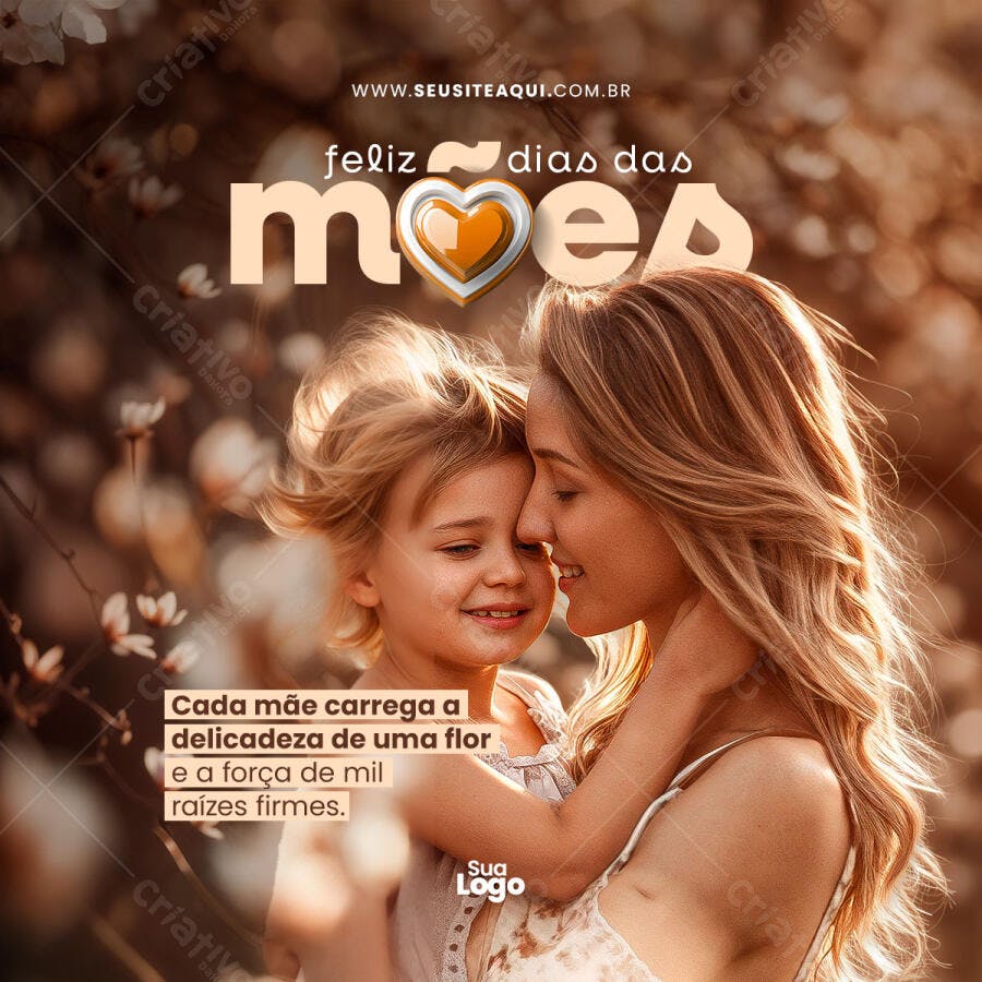 Postagem Dia das Mães PSD Editável
