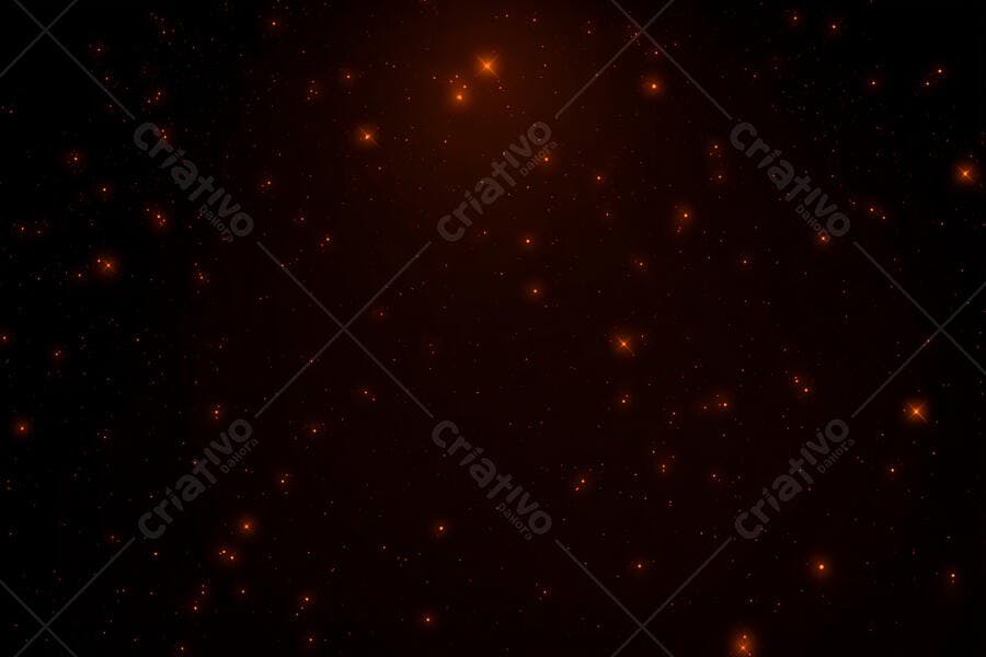 Textura Estrelas Douradas para Fundo Escuro
