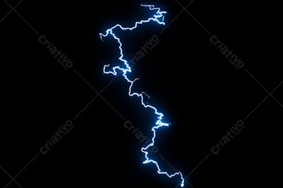 Raio elétrico overlay em alta qualidade