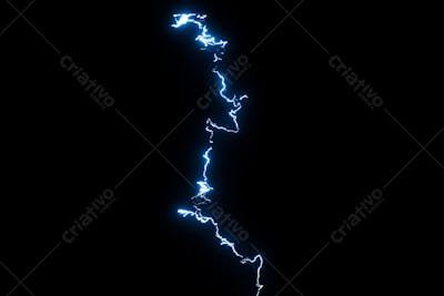 Raio elétrico overlay em alta qualidade