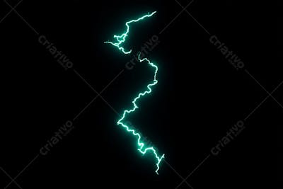 Raio elétrico overlay em alta qualidade