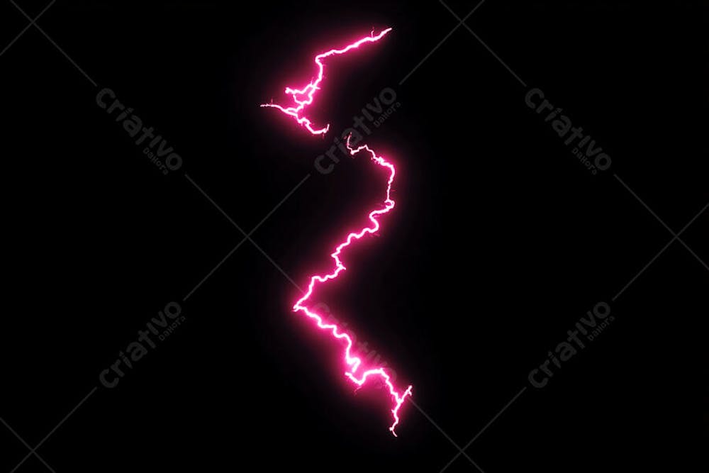 Raio elétrico overlay em alta qualidade