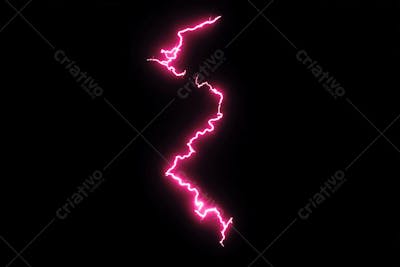 Raio elétrico overlay em alta qualidade