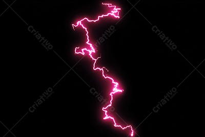 Raio elétrico overlay em alta qualidade