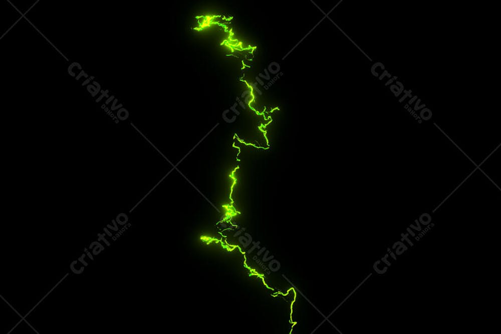 Raio elétrico overlay em alta qualidade