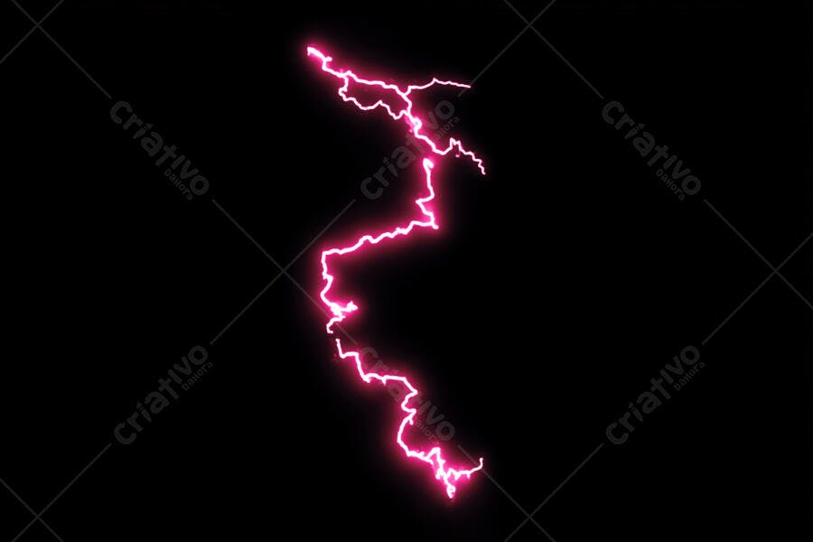Textura Raio Rosa para Efeito Neon