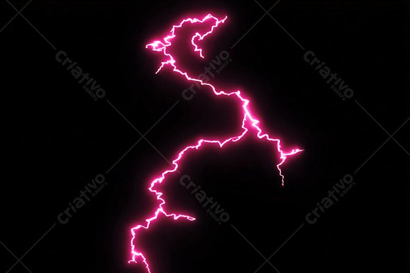 Raio elétrico overlay em alta qualidade