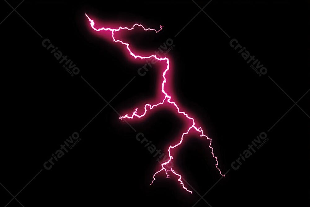 Raio elétrico overlay em alta qualidade
