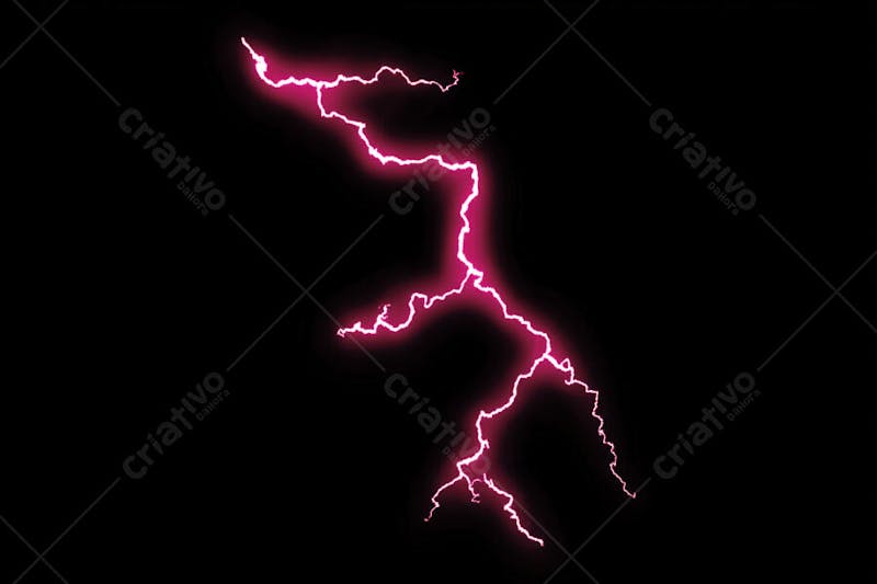 Raio elétrico overlay em alta qualidade