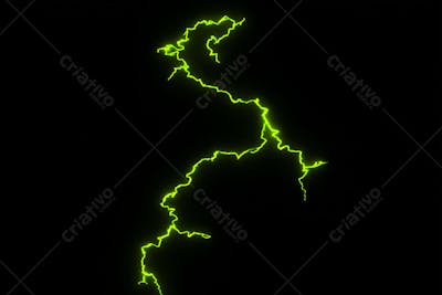 Raio elétrico overlay em alta qualidade