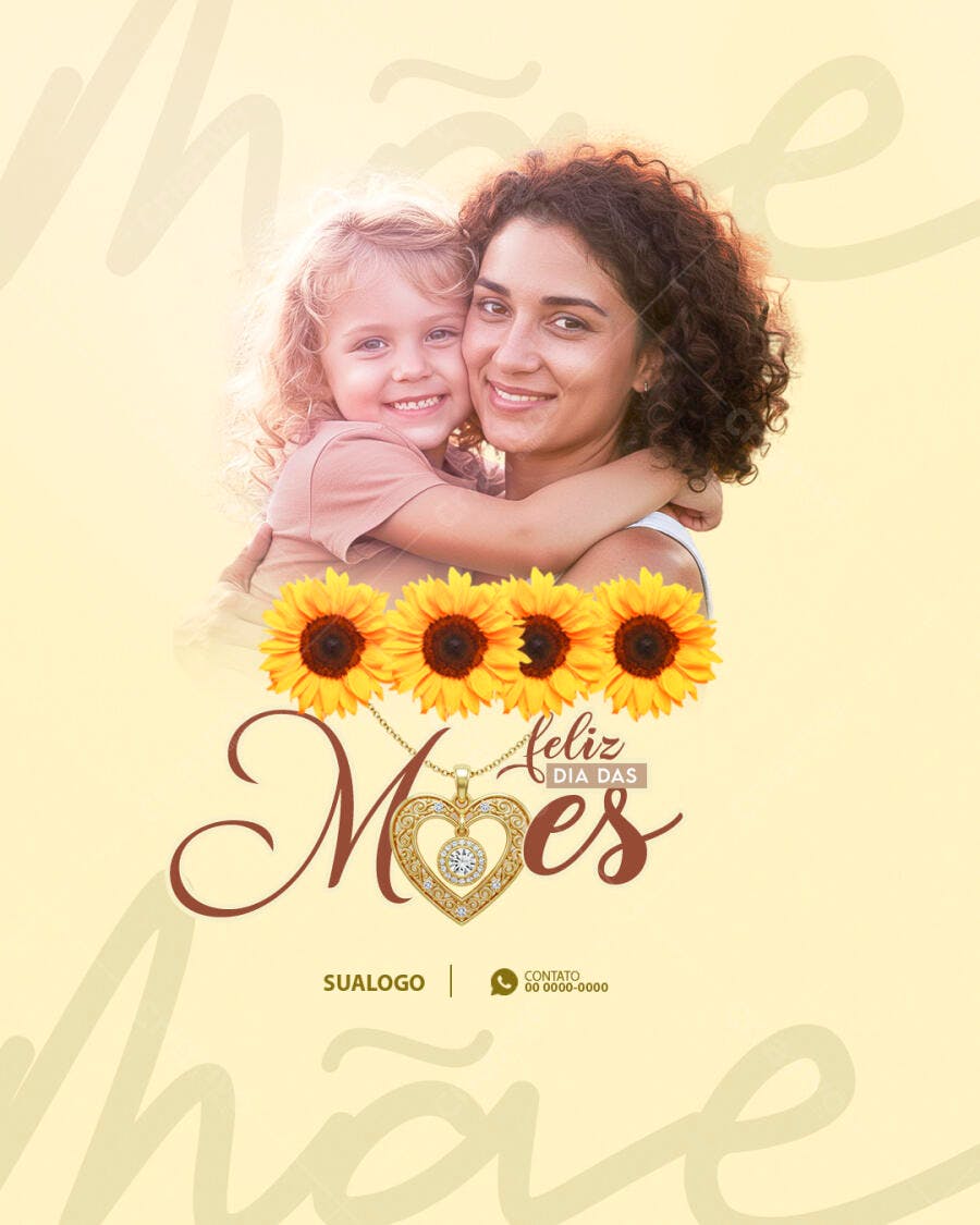 Flyer Dia das Mães PSD Editável