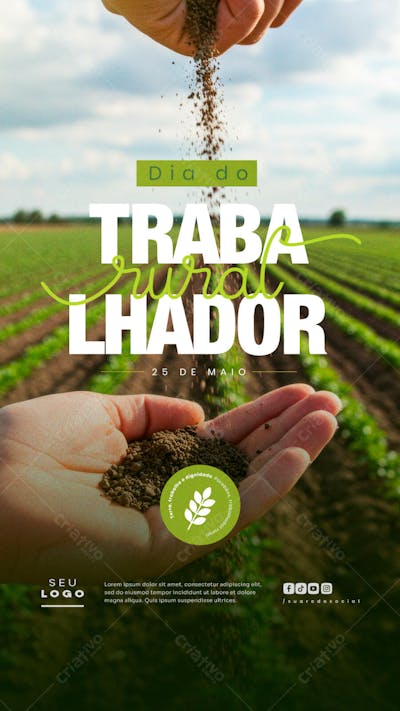 Dia do Trabalhador Rural 25 de Maio social media editavel story (5)