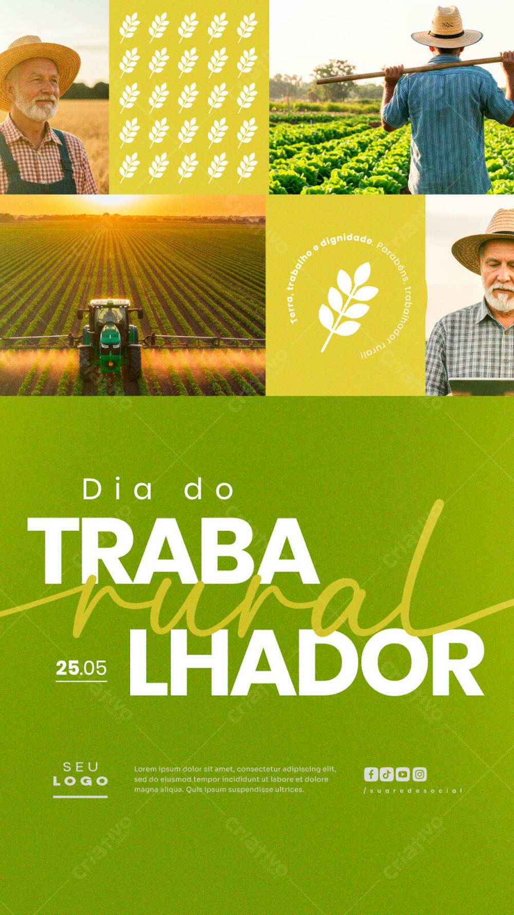 Dia do Trabalhador Rural 25 de Maio social media editavel story (6)