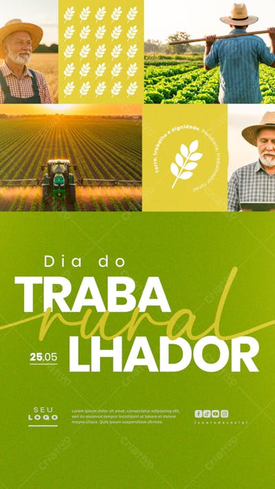 Dia do Trabalhador Rural 25 de Maio social media editavel story (6)
