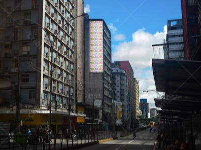 Mockup Banner - Av. Conde da Boa Vista. 