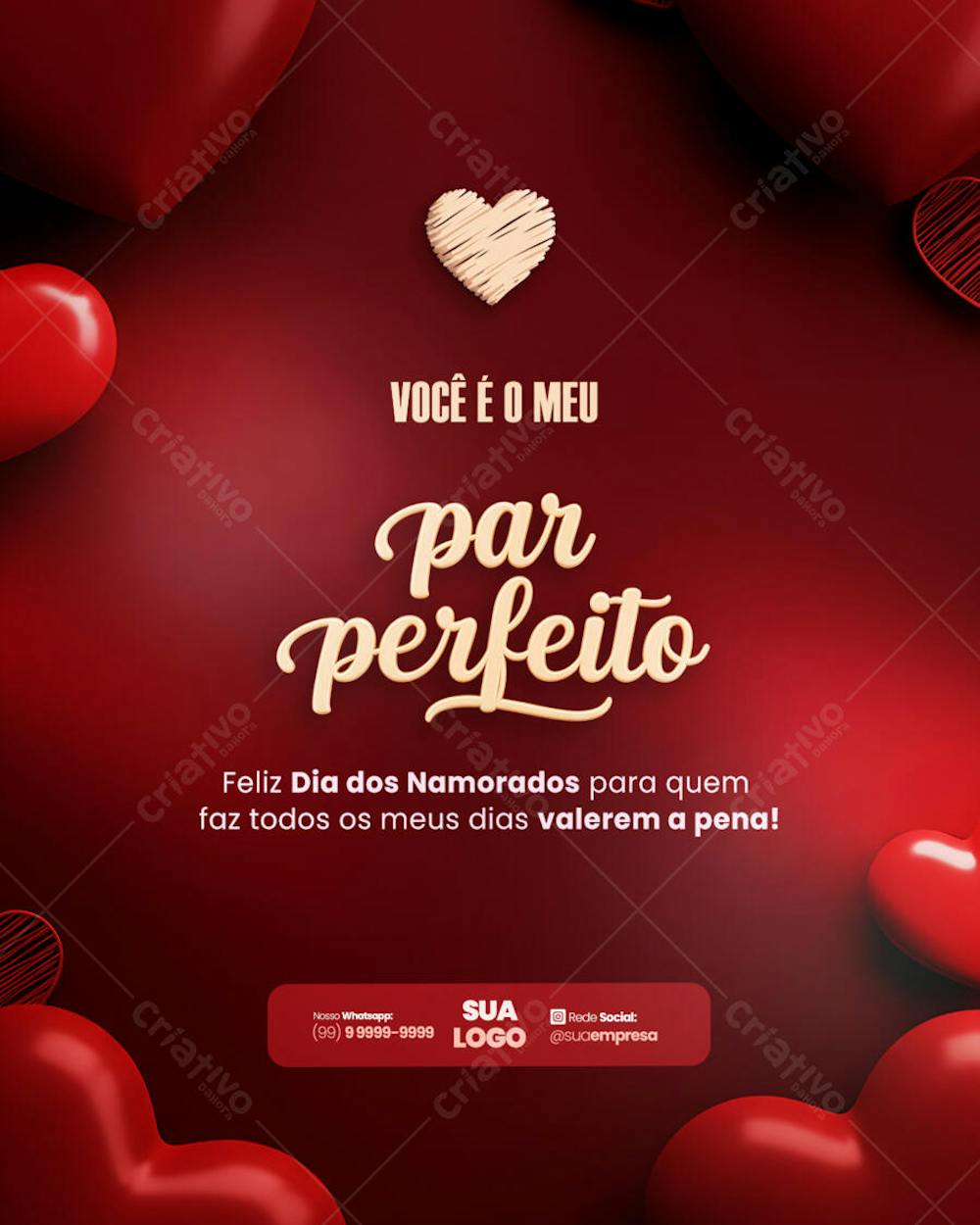Dia dos namorados Social Media PSD Editável (12)