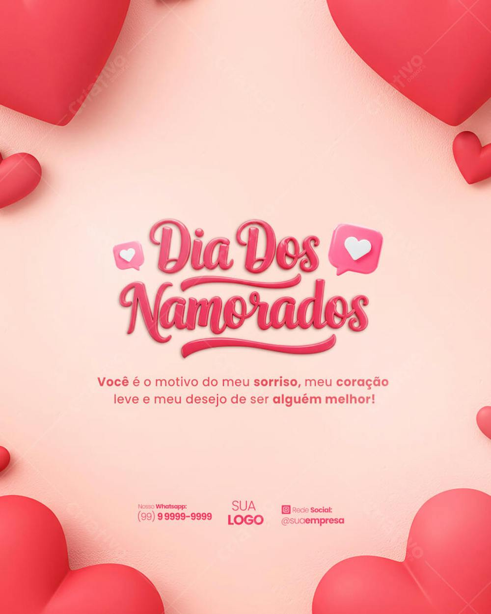 Dia dos namorados Social Media PSD Editável (11)