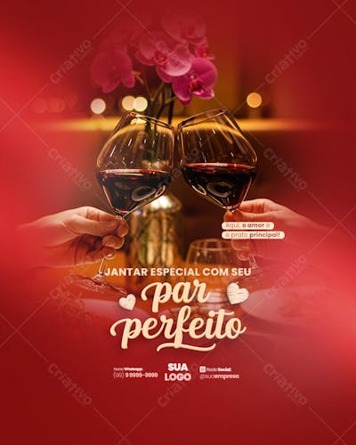Dia dos namorados Social Media PSD Editável (13)
