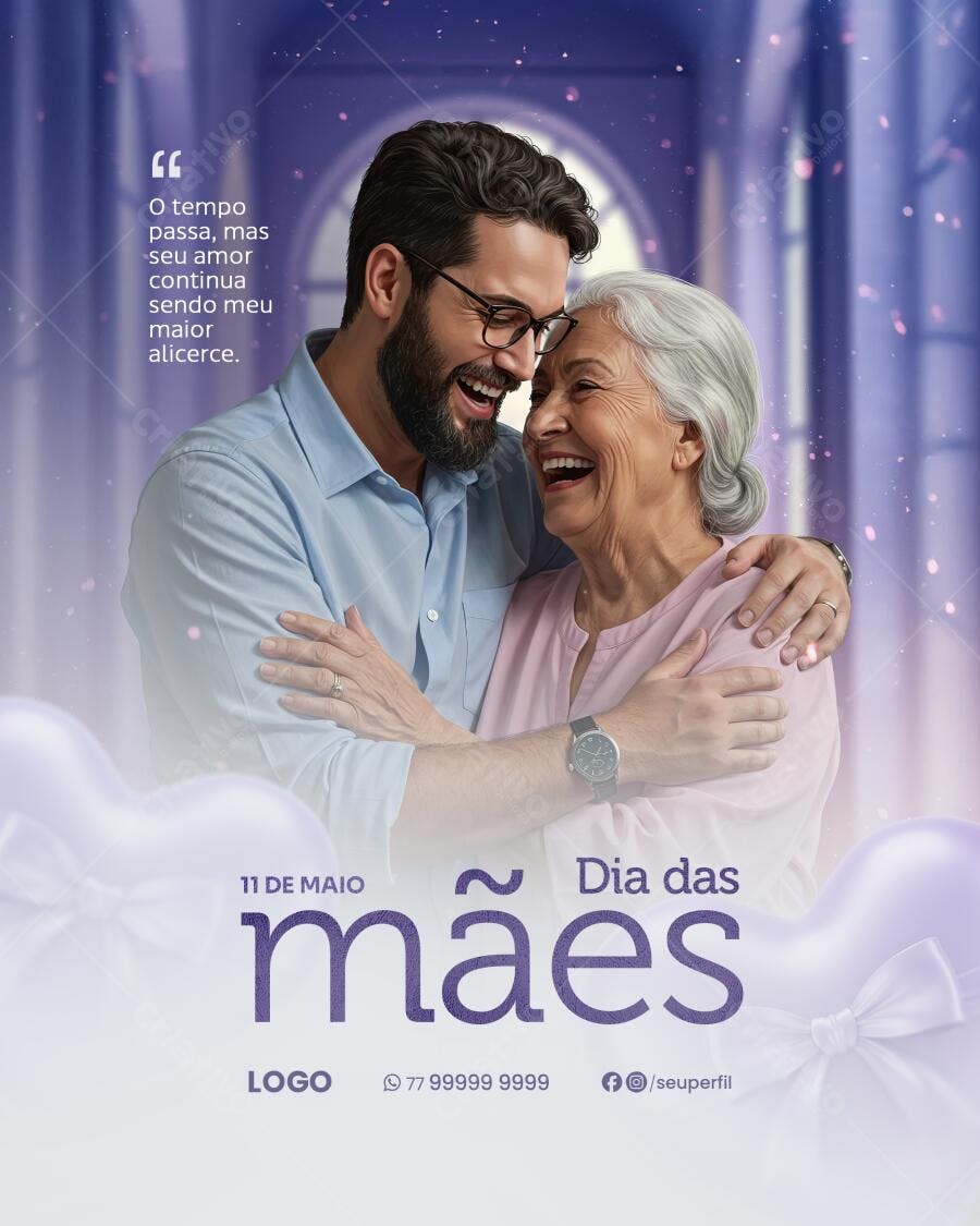 Flyer Dia das Mães PSD Editável