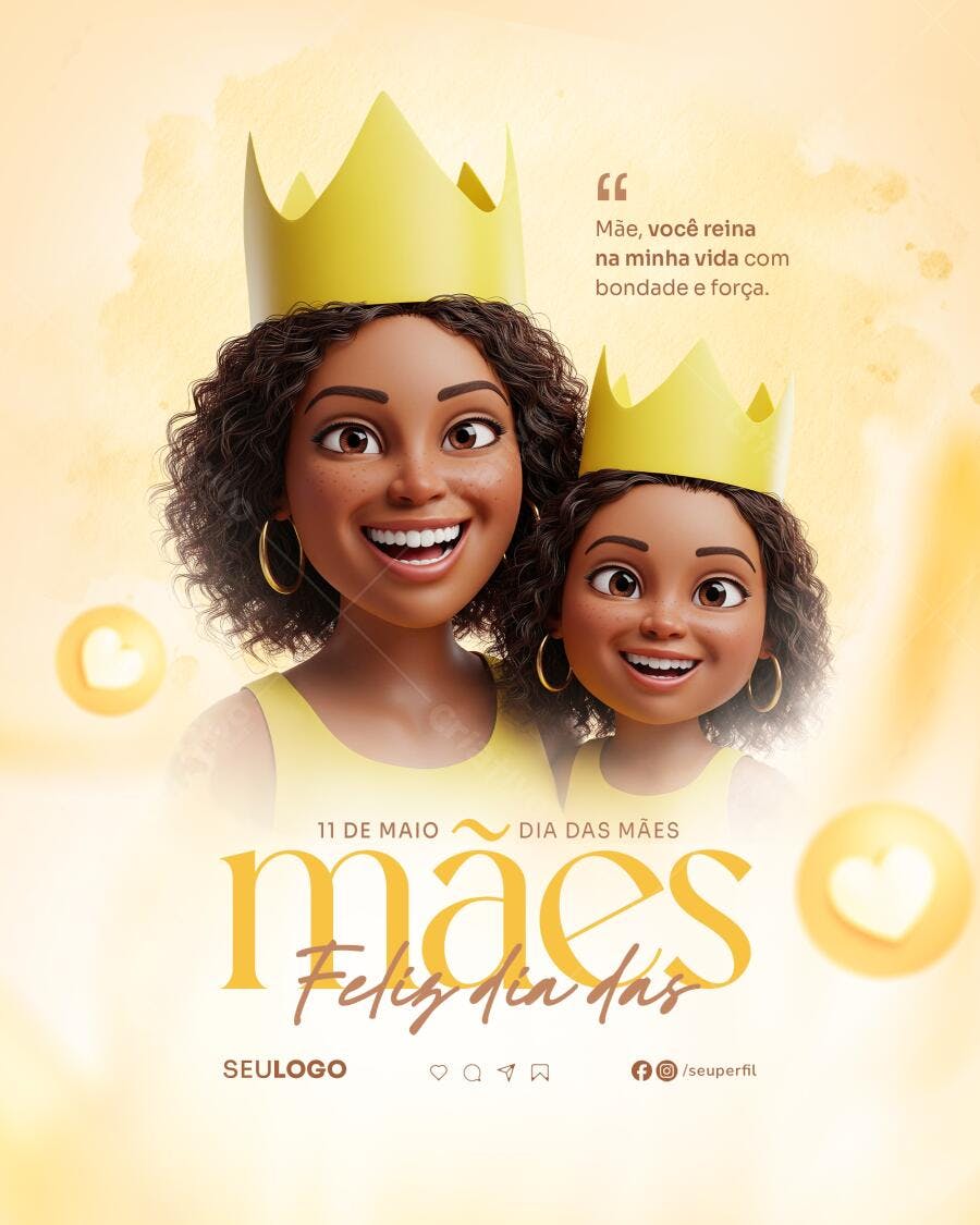 Flyer Dia das Mães PSD Editável