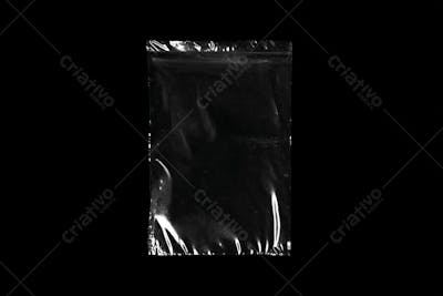 Overlay de plástico sobre fundo escuro