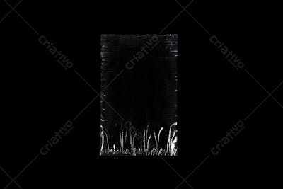 Overlay de plástico sobre fundo escuro