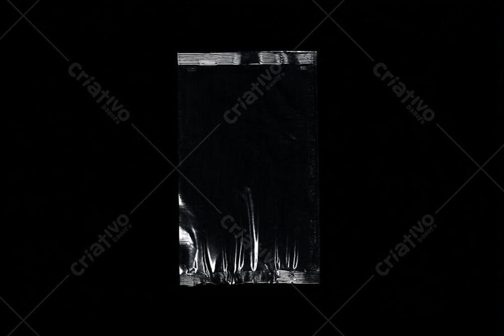 Overlay de plástico sobre fundo escuro