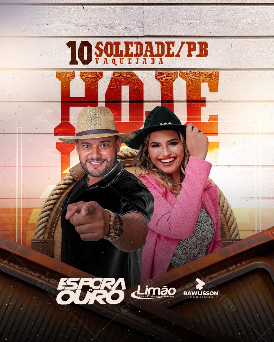 Flyer Vaquejada PSD Editável