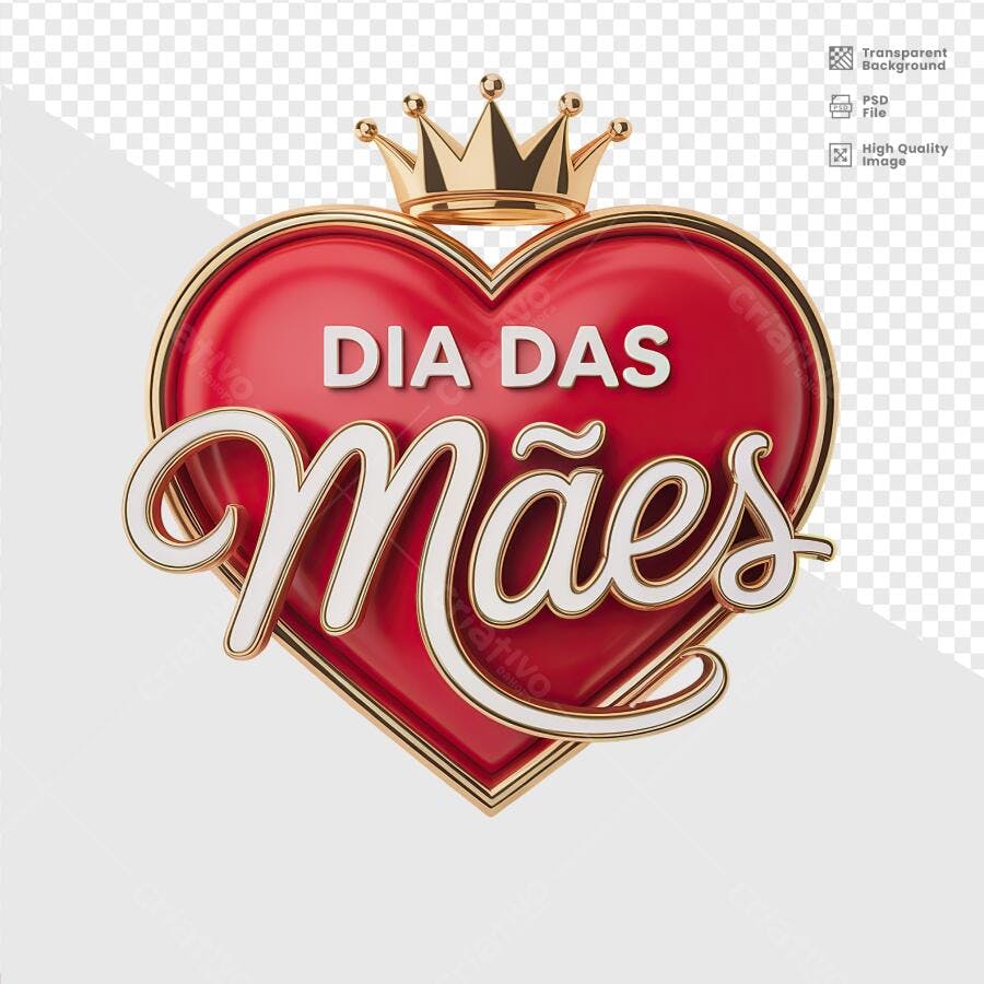 Arte Dia das Mães PSD Editável