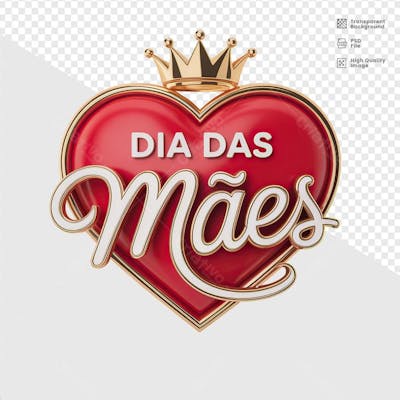 ELEMENTO 3D DIA DAS MAES 2