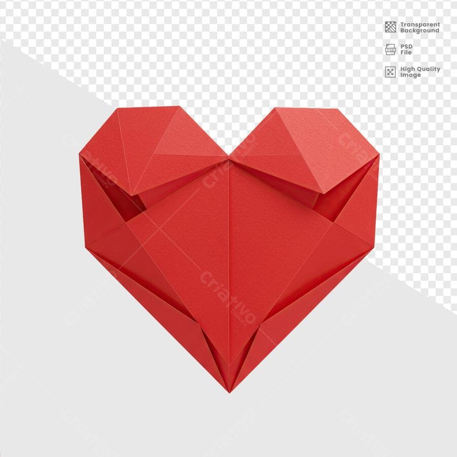 Arte em Papel para Dia dos Namorados PSD Editável