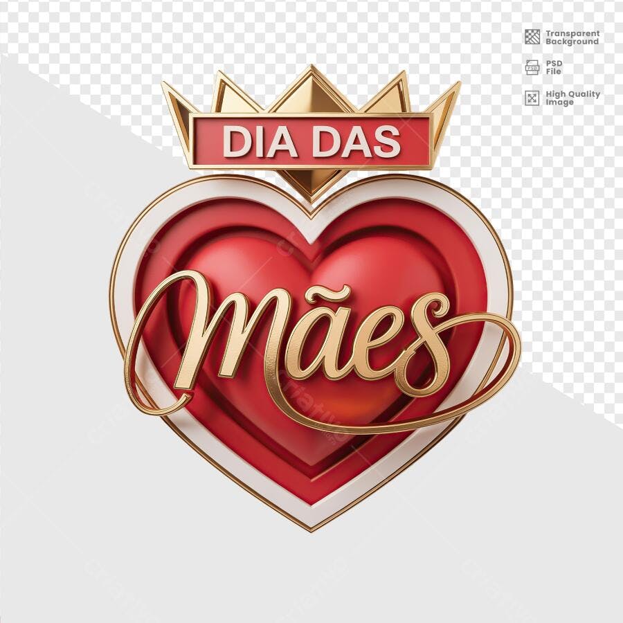 Arte Dia das Mães PSD Editável