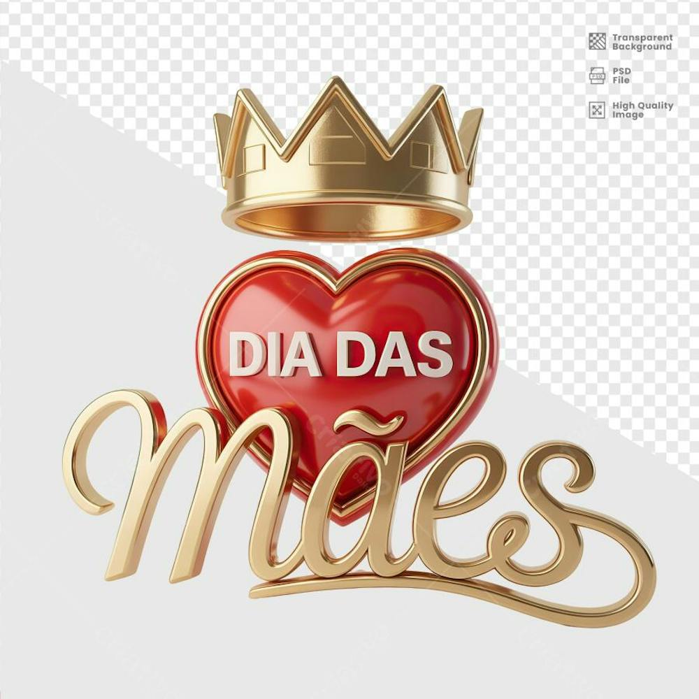 ELEMENTO 3D DIA DAS MAES 8
