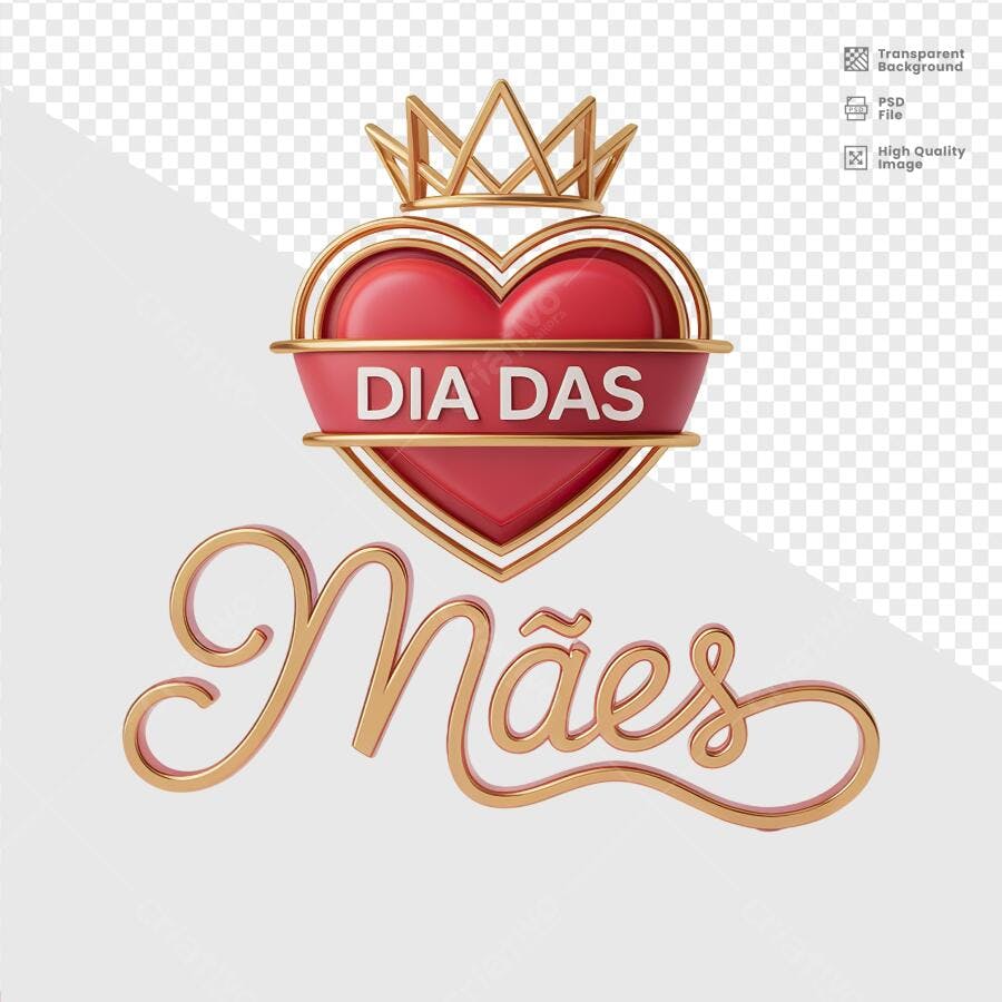 Arte Dia das Mães PSD Editável