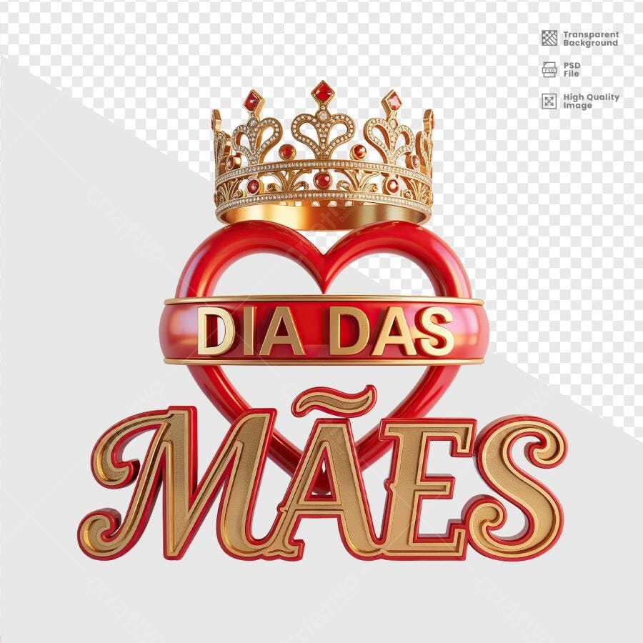 Arte Dia das Mães PSD Editável