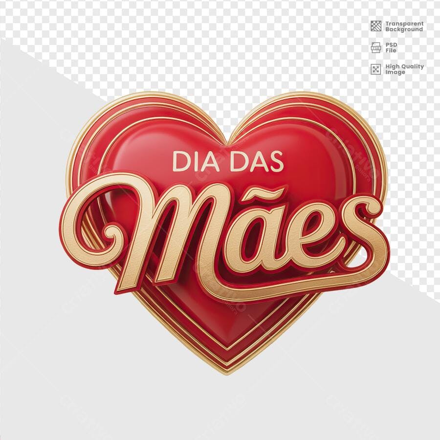 Arte Dia das Mães PSD Editável