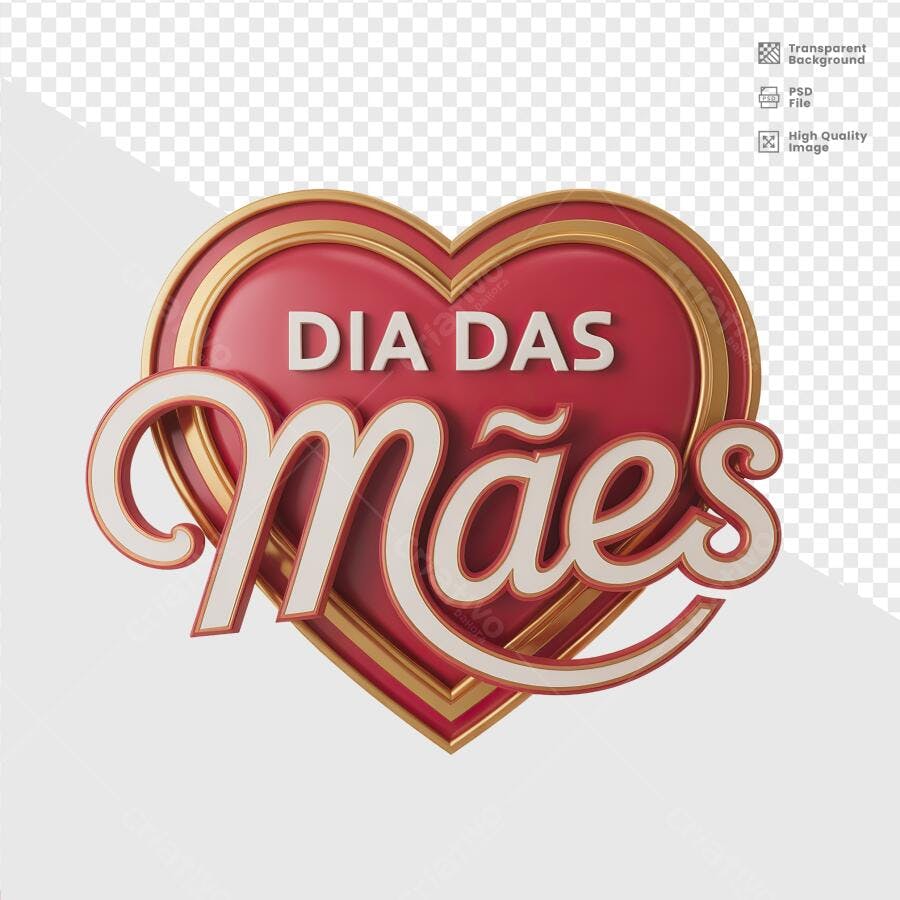 Arte Dia das Mães PSD Editável