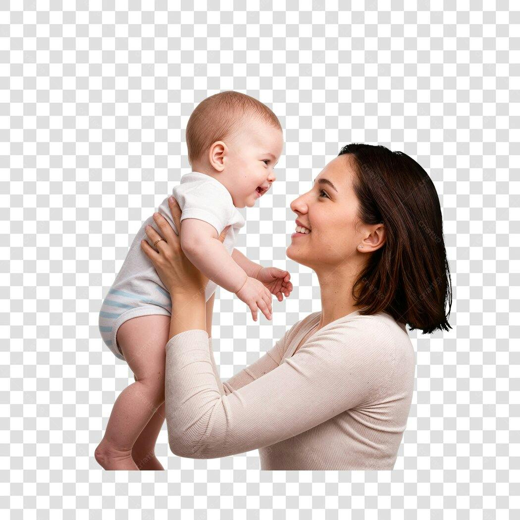 Post Instagram Dia das Mães Bebê e Mãe PNG com fundo transparente